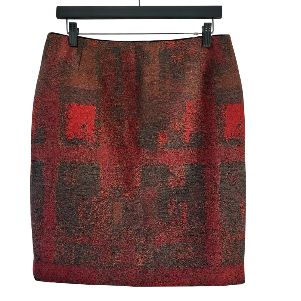 LAFAYETTE 148 New York Revelin Wool Blend Lined Pencil Skirt 10
